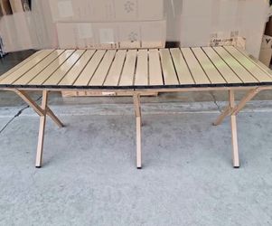 Folding Outdoor Roll-Up Camping Table