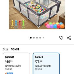 Baby Playpen 50x 74