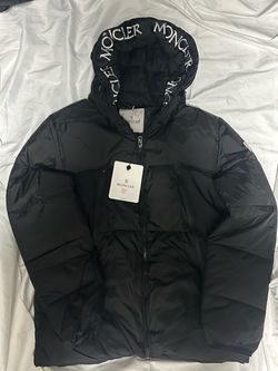 Moncler Black Puffer Jacket with Hood