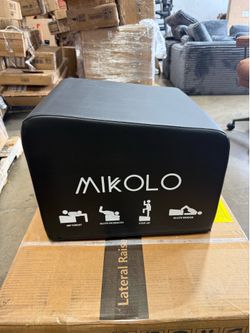 Mikolo Hip Thrust Bench, Hip Thrust Machine at Home for Glute Bridge, Multi-Functional Hip Thrust Box with Non-Slip, Glute Workout Equipment, 700LB Lo