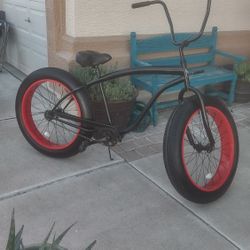 Freedom 26" Slugo Fat Tire Beach Cruiser Bike