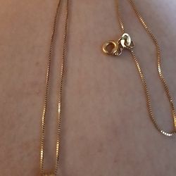 Neckalce And Pendant 14k Gold 