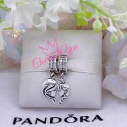 Adorable 925 silver charm for Pandora Moments bracelets.