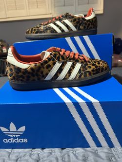 Adidas Samba OG Preloved Leopard Red Size 7(W)