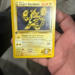 Pokemon 1st Edition Electabuzz 