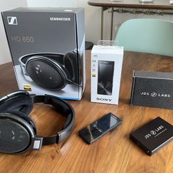 Complete Sennheiser HD650 Headphone Setup