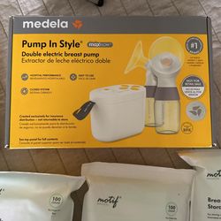 Brand New Breast Pump And Bags