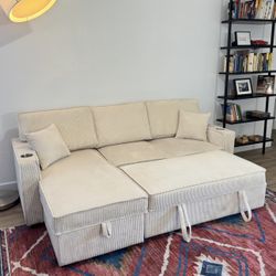Cream Couch ( Delivery Available )