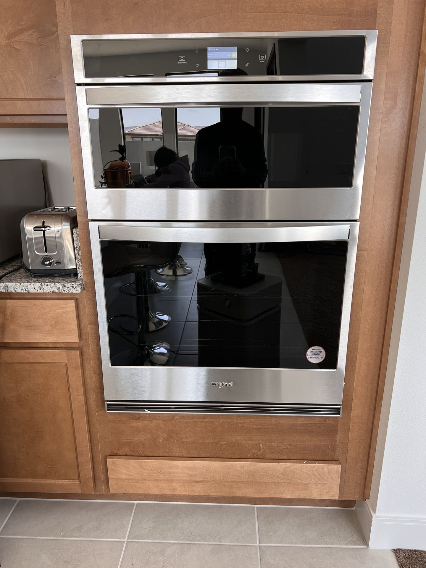 New Whirlpool Oven And Microwave $1300