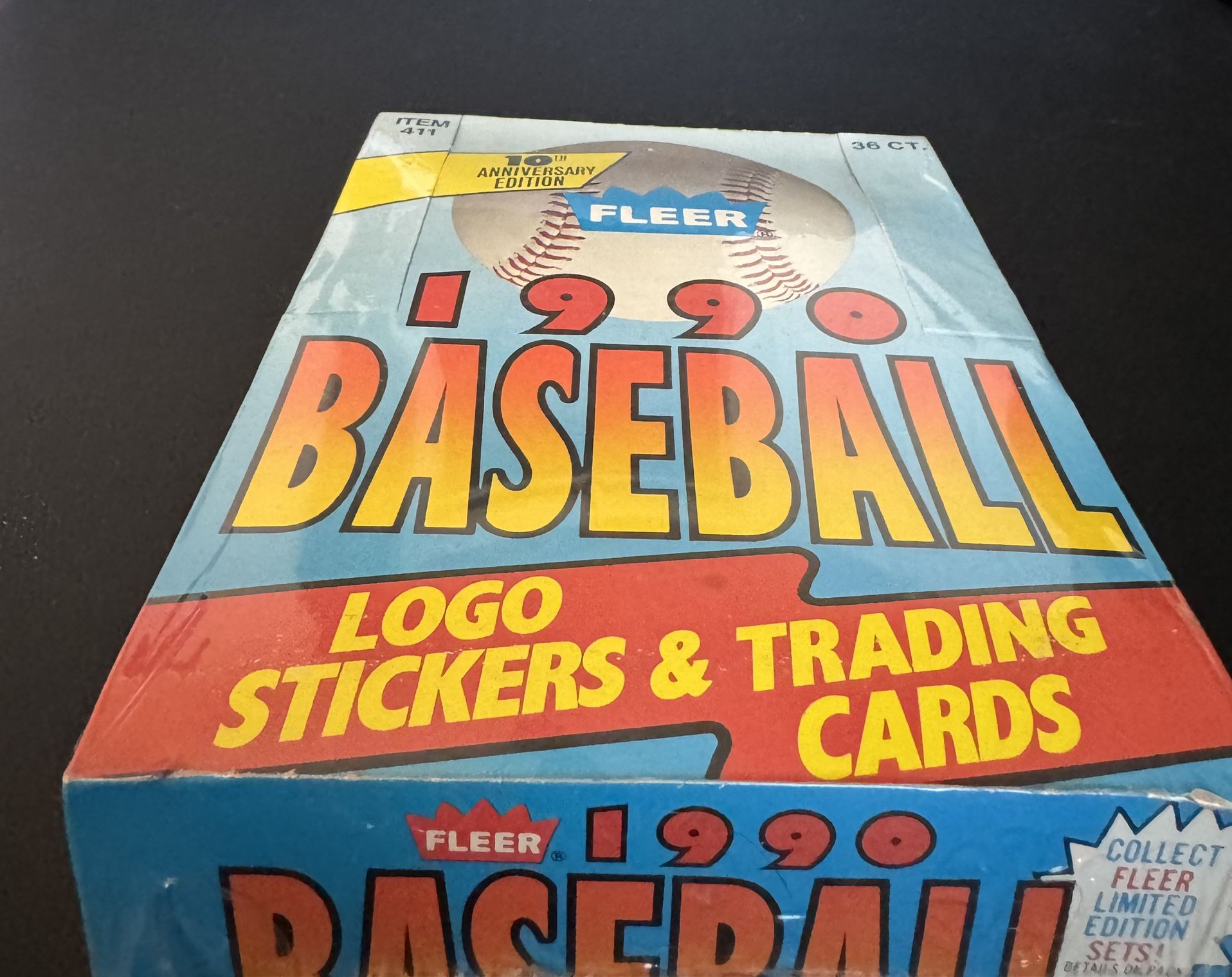Sealed 'Rack Pack' 1990 Fleer Baseball Cards