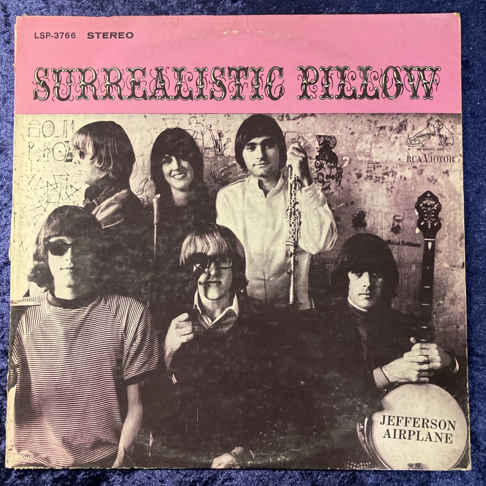 Jefferson Airplane - Surrealistic Pillow - 1967  Orig Vinyl "Somebody to Love"