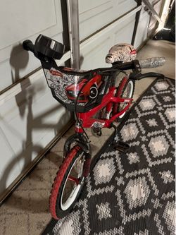 Hot Wheels Kids Bike Red and Black