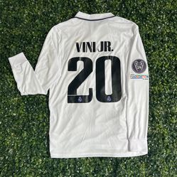 Real Madrid Vini Jr Long Sleeve Jersey Large