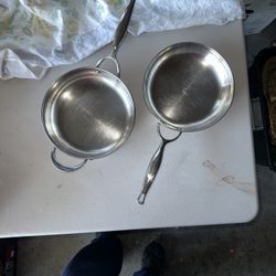 Living Home Kitchen Stainless Steel Pans