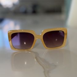 QUAY YELLOW SUNGLASSES