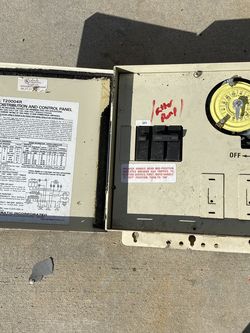 Power Distribution Control Panel With Timer