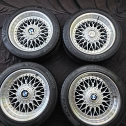 17x8J Bmw Style 5 BBS Wheel & Tires