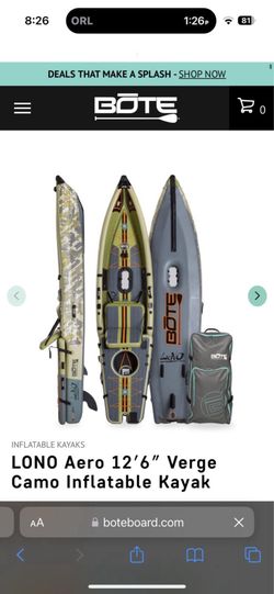 Inflatable kayak. Worth 2,000, selling for 400 or best offer