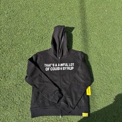 ALOCS Rhinestone Zip