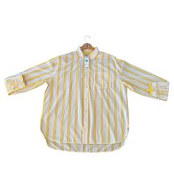 Major Motion Pictures Studios / Tv Show Wardrobe large urban outfitters $59 RETAIL yellow striped shirt