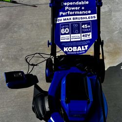 New Kolbalt electric mower