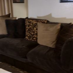 Sectional Brown Sofa