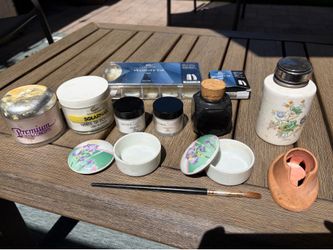 Acrylic Powders & brush, Nail Tips,  and accessories