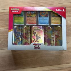 Limited 5-pack Pokémon Cards