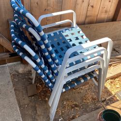 Four Poolside / Lawn Chairs 