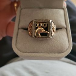 Mens Ducks Unlimited Ring 925 10k 12k Size 11