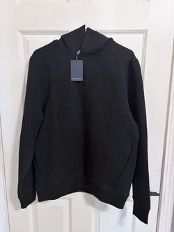 NWT Psycho Bunny Men's Dustin Jacquard Monogram Logo Hoodie Black - Size [XS]