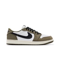 Nike Air Jordan 1 Retro OG Low Medium Olive - Size 9 - HQ 6998 200