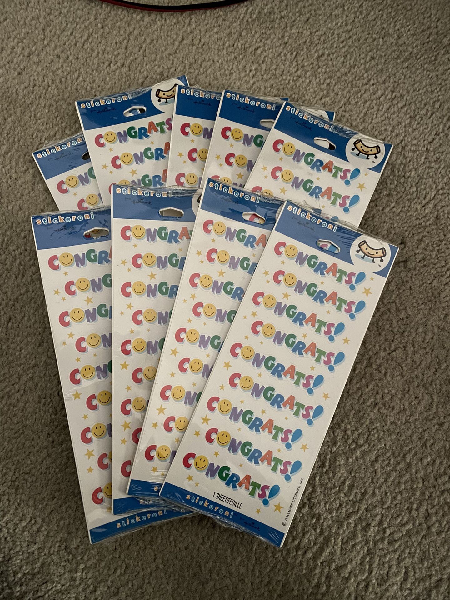 Congratulations Stickers.
