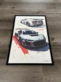 Audi R8 Wall Art Print 