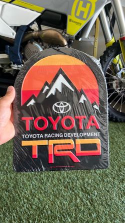 TOYOTA TRD WALL PLAQUE