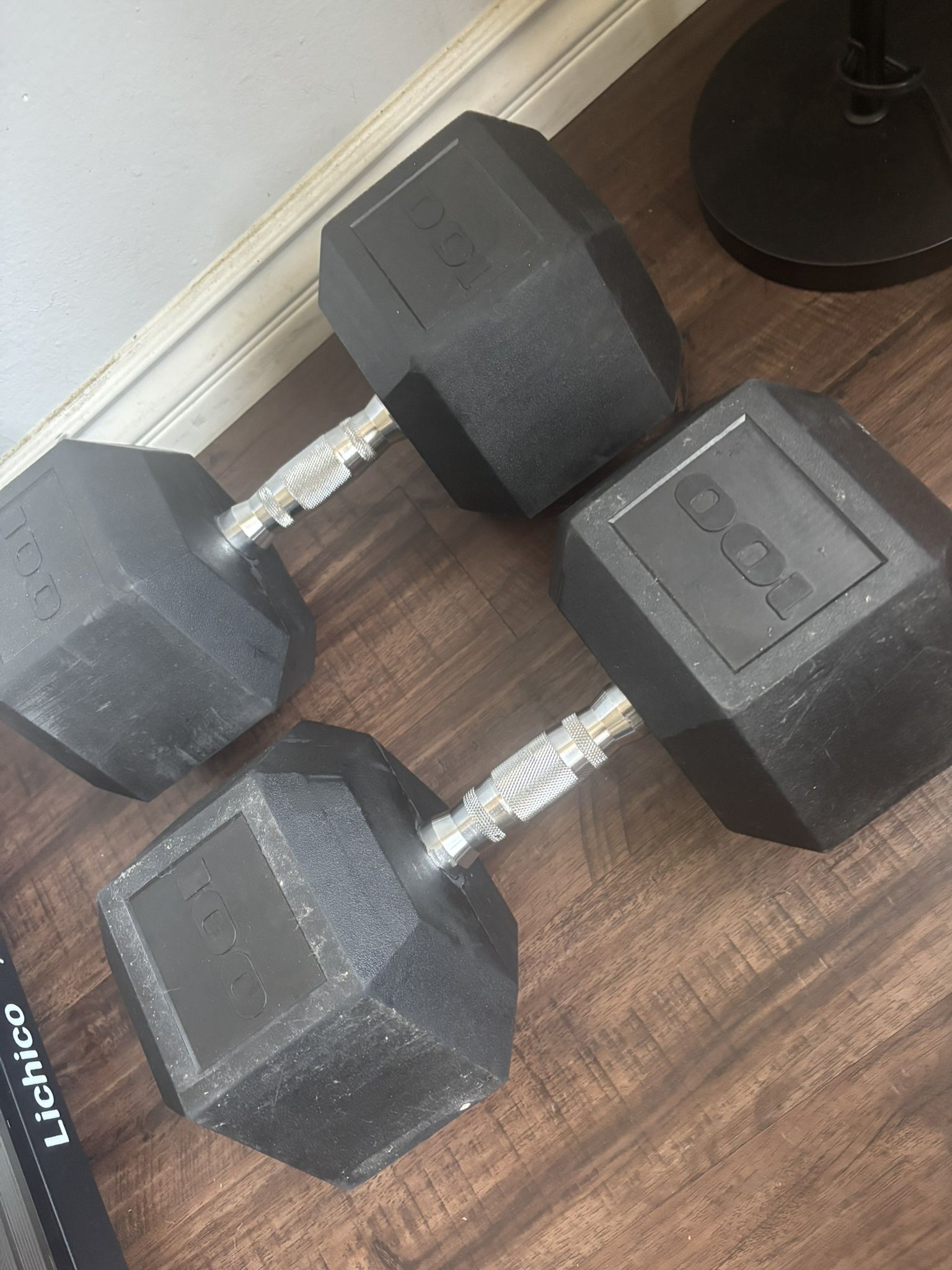 Set Of 100 Lbs Dumbbells