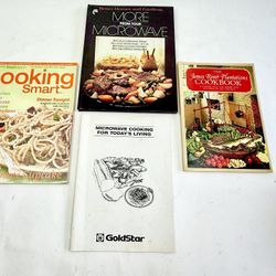 4 Piece Cooking Microwave Book Lot Better Homes & Gardens, Etc.