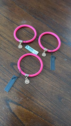 Marc Jacobs Silicone Rose Gold Tone Brackets