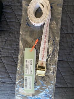 OFF WHITE BELT  Mini industrial off white belt  White on white  One size  New with tags and bag