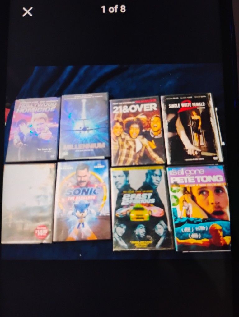 DVDs For Sale $5 Each