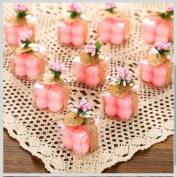 19 Mini Bubble Candles Wedding / Quinceañera Favors Gifts For Guests 1.57” x 1.38”