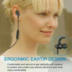 MS-T3 Stereo SPORTS WIRELESS BLACK BLUETOOTH Headset Ear Buds HIGH FIDELITY