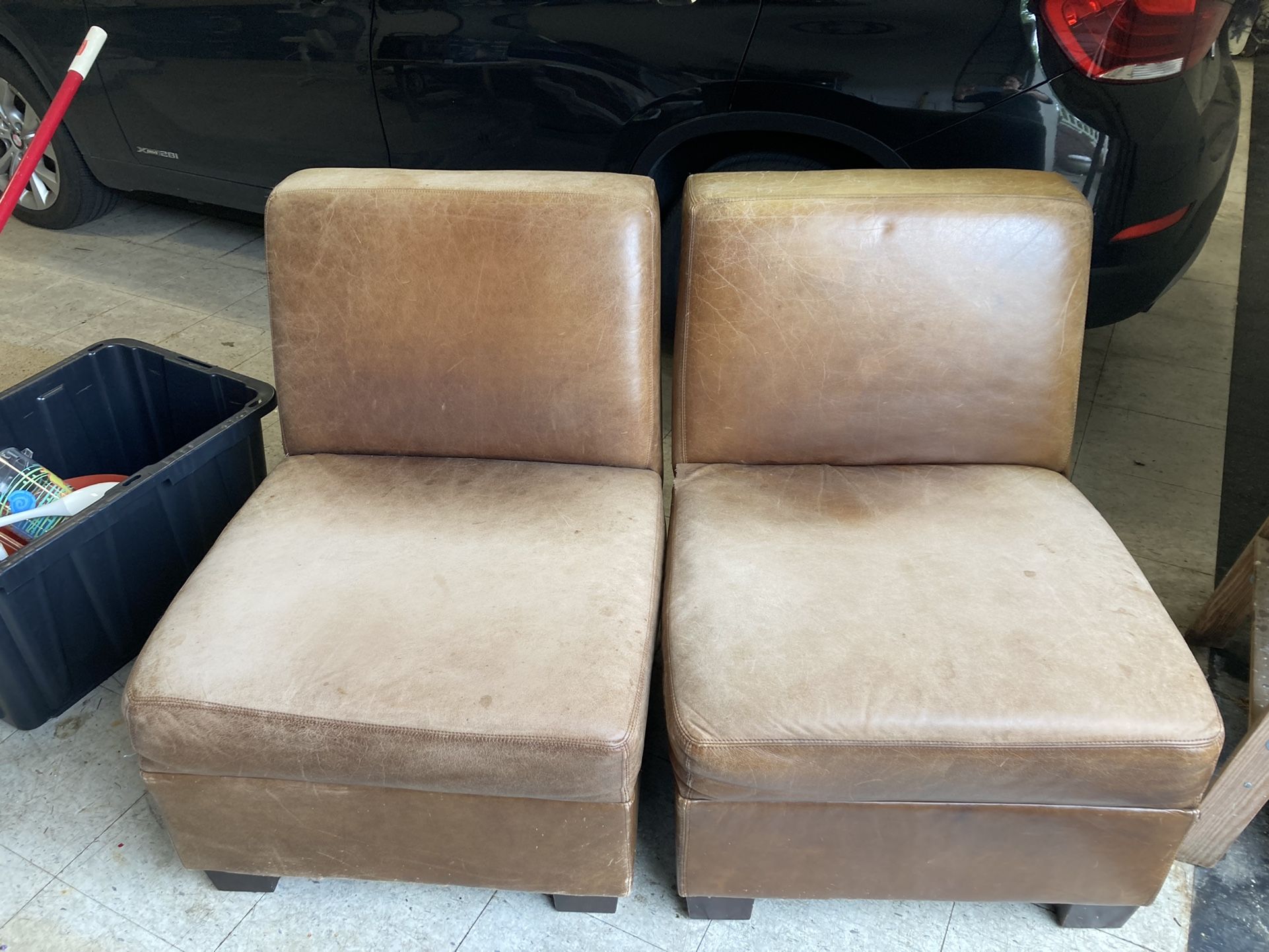 Pottery Barn Club Chairs