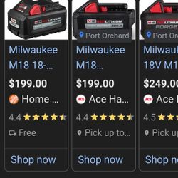 Milwaukee M18 XC6.0 Battery