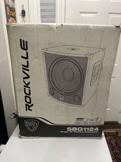 Rockville SBG1124 Single 12” 600W Passive DJ/PA Subwoofer