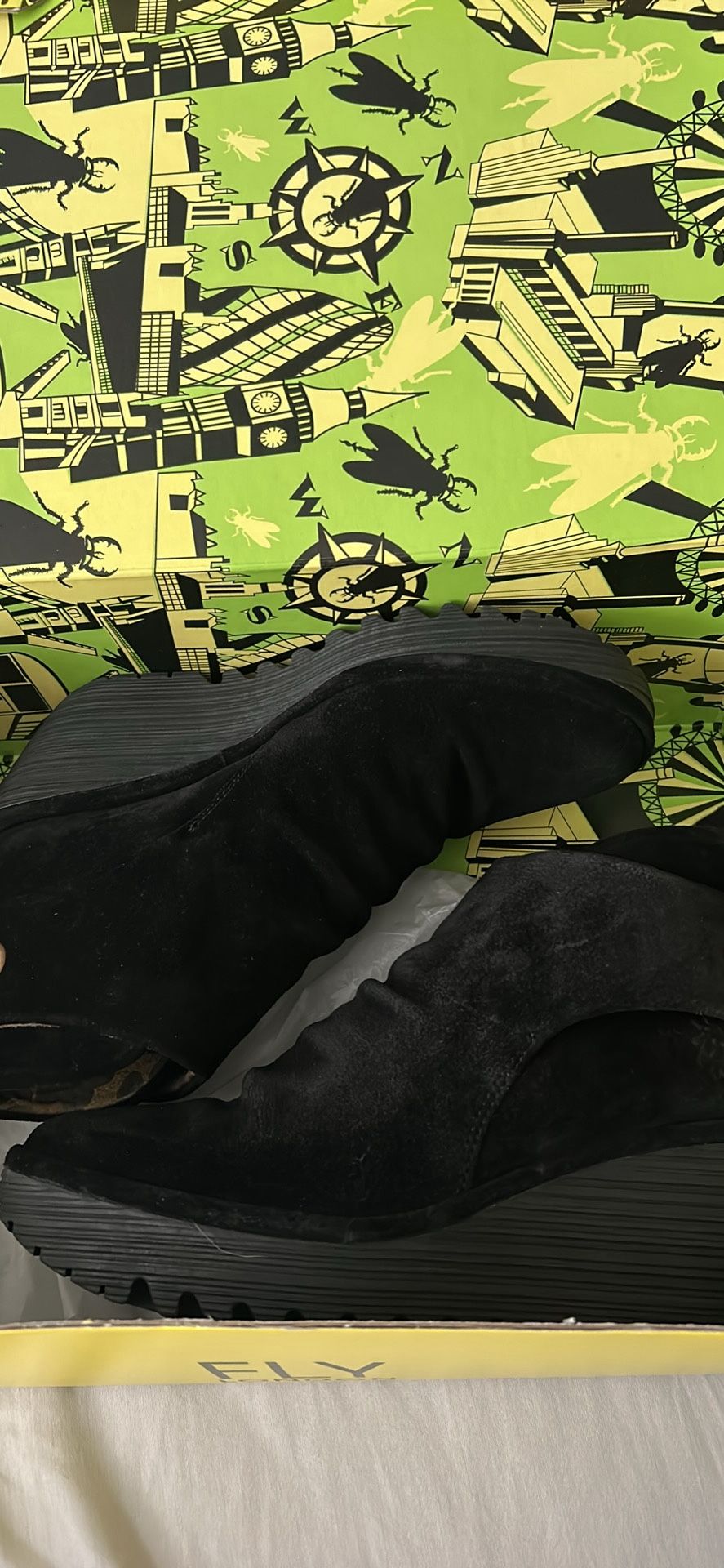 Fly London yebi suede ankle boots