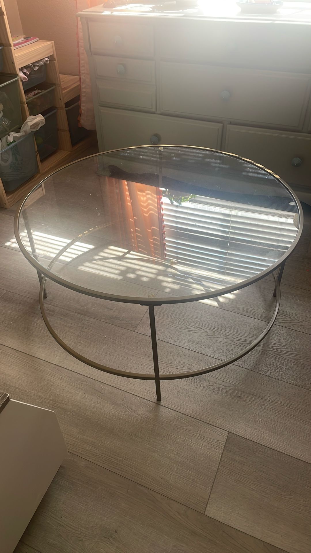 Round Glass Coffee Table