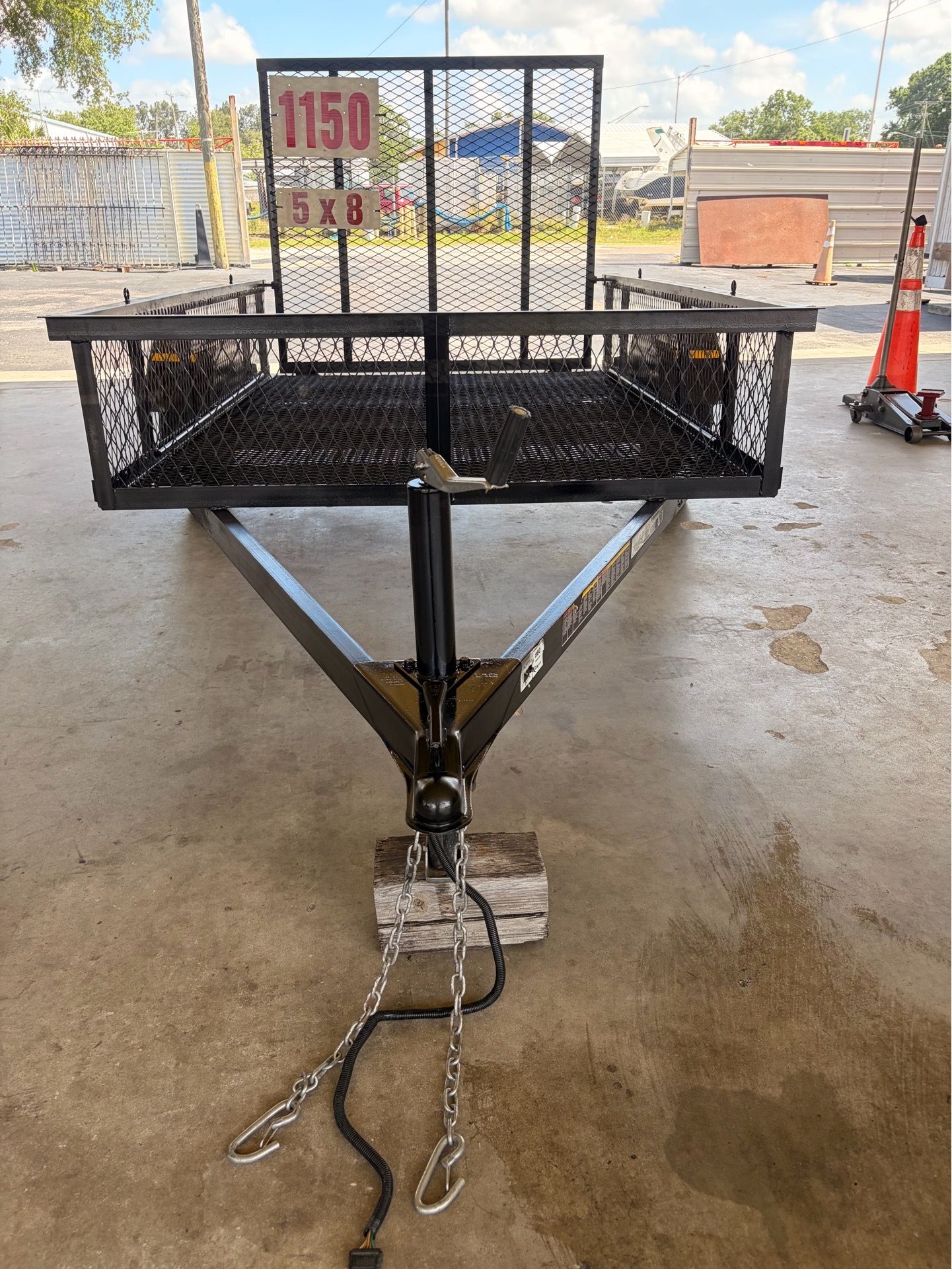 5x8 open trailer