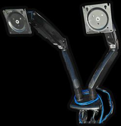 Dual monitor stand for gaming