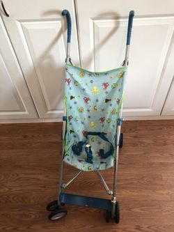 Underwater sea life themed umbrella stroller